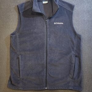 Columbia Navy Blue Fleece Vest